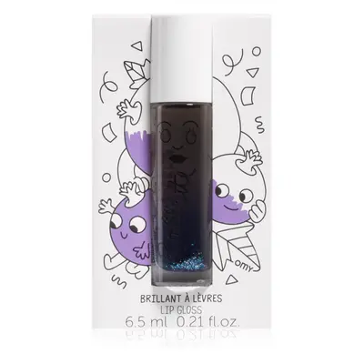 Nailmatic Kids Rollette lesk na rty pro děti odstín Blackcurrant 6,5 ml