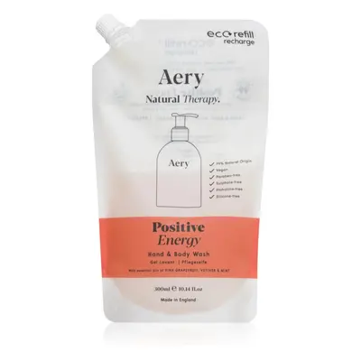 Aery Aromatherapy Positive Energy tekuté mýdlo na ruce a tělo náhradní náplň 300 ml