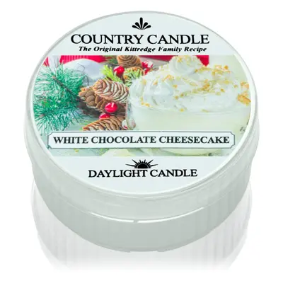 Country Candle White Chocolate Cheesecake čajová svíčka 42 g