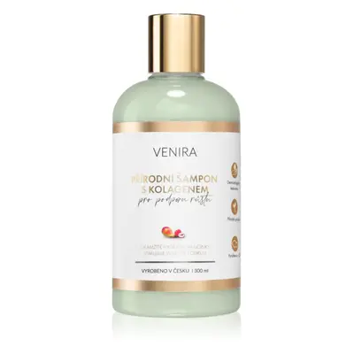 Venira Šampon pro podporu růstu přírodní šampon s kolagenem s vůní Mango-Lychee 300 ml