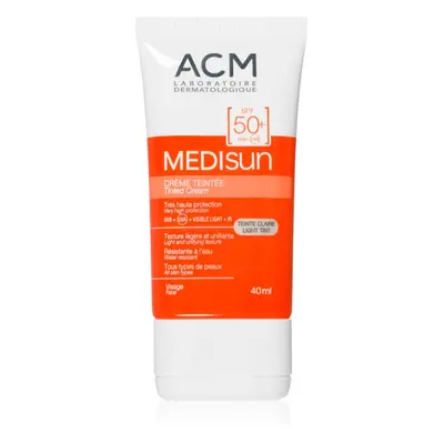 ACM Medisun ochranný krém SPF 50+ odstín Light 40 ml