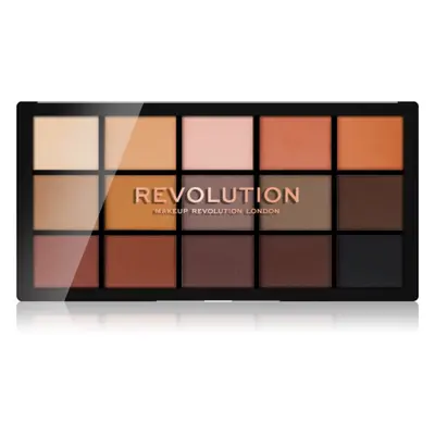 Makeup Revolution Reloaded paleta očních stínů odstín Basic Mattes 15x1,1 g