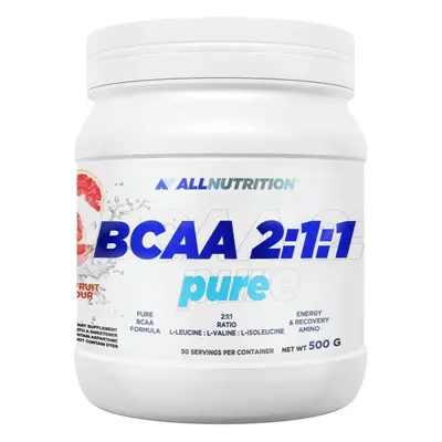 Allnutrition BCAA 2:1:1 Pure podpora tvorby svalové hmoty příchuť Grapefruit 500 g