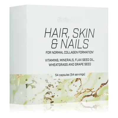 BioTechUSA Hair, Skin & Nails kapsle pro krásné vlasy, pleť a nehty 54 cps