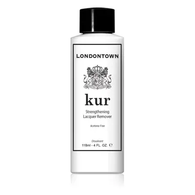 LONDONTOWN Kur Strengthening Lacquer Remover odlakovač na nehty 118 ml