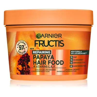 Garnier Fructis Papaya Hair Food obnovující maska pro poškozené vlasy 400 ml