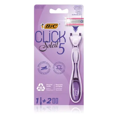 BIC Soleil Click 5 dámský holicí strojek + náhradní břity 2 ks