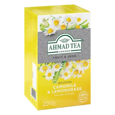 Ahmad Tea Camomile & Lemongrass heřmánkový čaj příchuť Camomile & Lemongrass 20x1.5 g