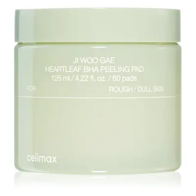 celimax Ji Woo Gae Heartleaf BHA Peeling Pad exfoliační polštářky se zklidňujícím účinkem 60 ks