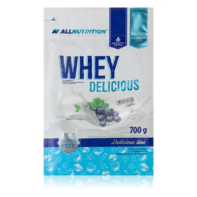 Allnutrition Whey Delicious syrovátkový protein příchuť Blueberry 700 g