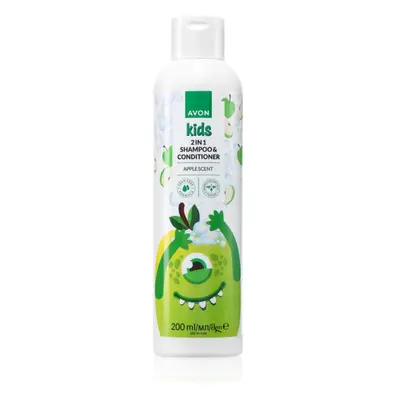 Avon Kids Apple šampon a kondicionér 2 v 1 200 ml