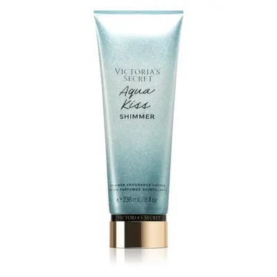 Victoria's Secret Aqua Kiss Shimmer tělové mléko pro ženy 236 ml