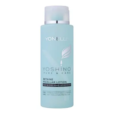 Yonelle Yoshino Pure&Care micelární voda s betainem pro intenzivní hydrataci pleti 400 ml