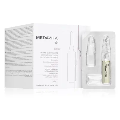 Medavita Velour Soothing Scalp Lotion intenzivní zklidňující péče na vlasy 12x6 ml