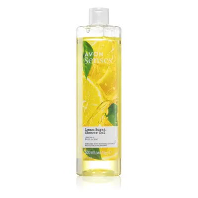 Avon Senses Lemon Burst osvěžující sprchový gel 500 ml