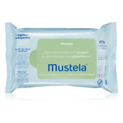 Mustela Bébé Cleansing Wipes vlhčené čisticí ubrousky pro děti 60 ks