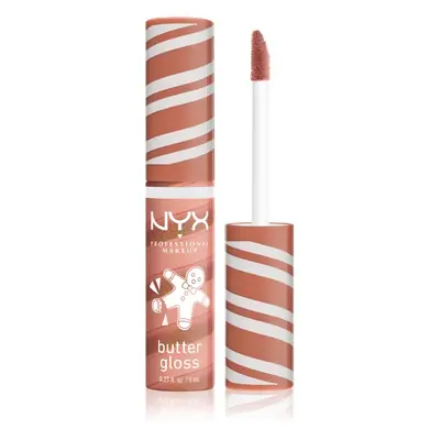 NYX Professional Makeup Holiday Butter Gloss lesk na rty odstín 03 Sugar Cookie Swirl 8 ml