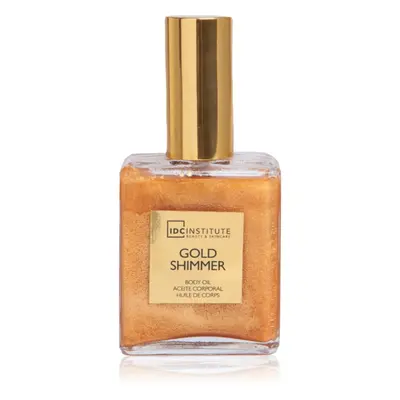 IDC Institute Gold Shimmer suchý bronzový olej na tělo 50 ml