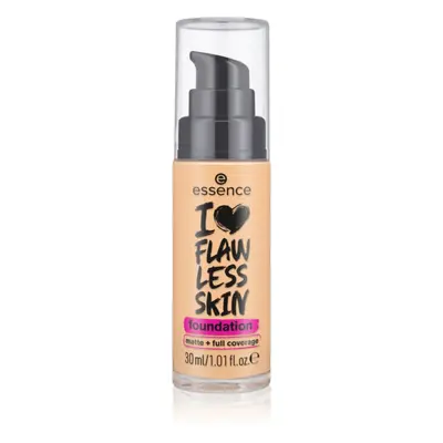 essence I LOVE FLAWLESS SKIN krycí make-up s matným efektem odstín 50 - Medium Ivory 30 ml