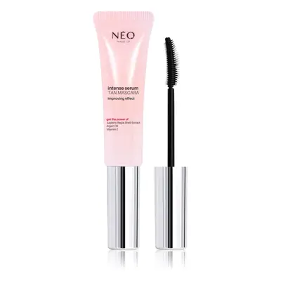 NEO MAKE UP Intense Serum Tan Mascara posilující řasenka s regeneračním účinkem odstín Black 9 m