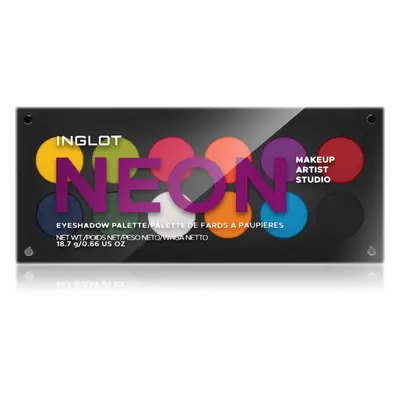 Inglot Makeup Artist Studio Palette paletka očních stínů odstín NEON 18,7 g