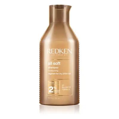 Redken All Soft vyživující šampon pro suché a křehké vlasy 300 ml