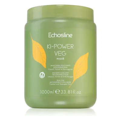 Echosline Ki-Power Veg Mask regenerační maska pro poškozené vlasy 1000 ml