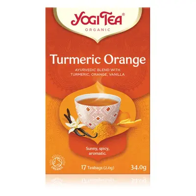 Yogi Tea Turmeric Orange BIO porcovaný čaj 17x2 g