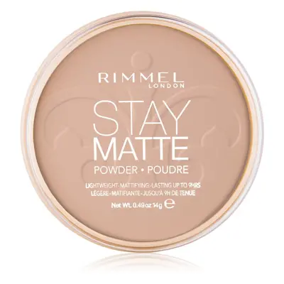 Rimmel Stay Matte pudr odstín 005 Silky Beige 14 g