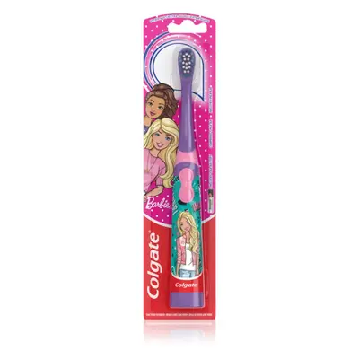 Colgate Kids Barbie bateriový dětský zubní kartáček extra soft