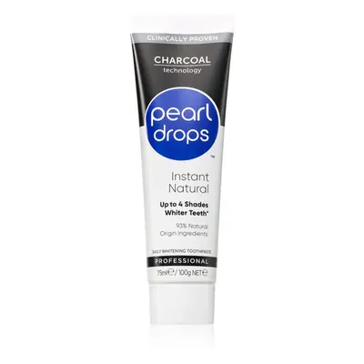 Pearl Drops Instant Natural Black bělicí zubní pasta 75 ml