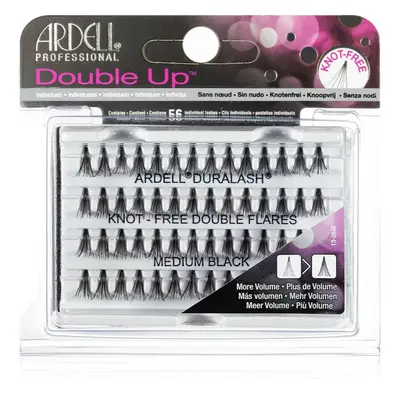 Ardell Double Up trsové nalepovací řasy bez uzlíku velikost Medium Black