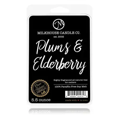 Milkhouse Candle Co. Creamery Plums & Elderberry vosk do aromalampy 155 g