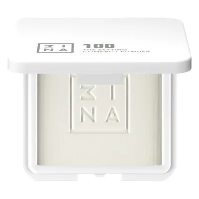 3INA The Setting Compact Powder transparentní kompaktní pudr odstín 100 11,5 g