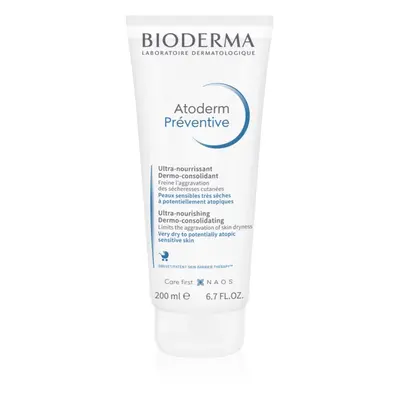 Bioderma Atoderm Préventive vyživující tělový krém proti vysoušení dětské pokožky 200 ml