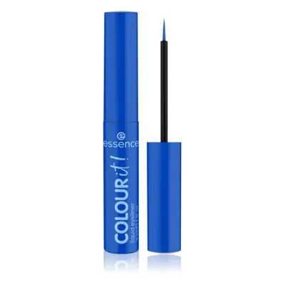 essence COLOUR it! tekuté oční linky odstín 01 Royal Blue 3 ml