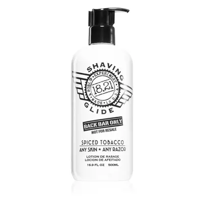 18.21 Man Made Spiced tobacco Shaving Glide balzám na holení 500 ml