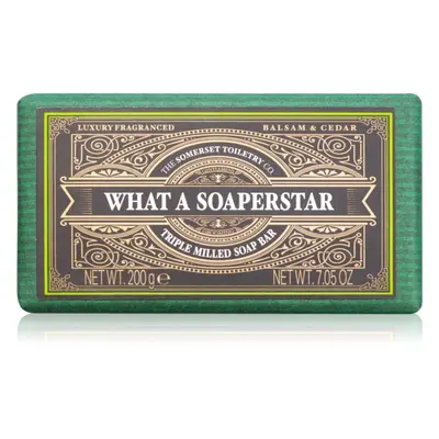 The Somerset Toiletry Co. Distinguished Gentlemen Soap Bar tuhé mýdlo pro muže Balsam & Cedar 20