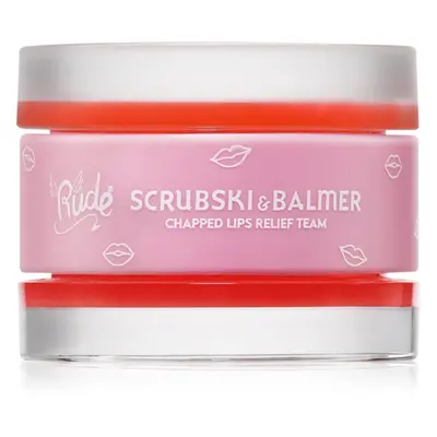 Rude Cosmetics Scrubski & Balmer balzám a peeling na rty odstín Juicy Peach 7.5 g