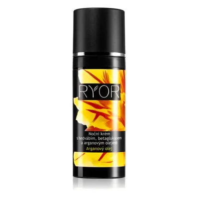 RYOR Argan Oil noční krém s hedvábím a beta-glukanem 50 ml