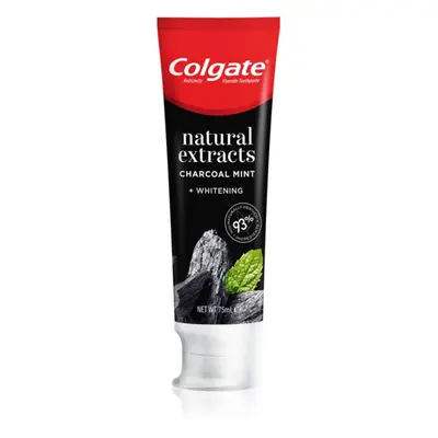 Colgate Natural Extracts Charcoal + White bělicí zubní pasta s aktivním uhlím 75 ml