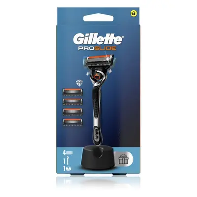 Gillette ProGlide holicí strojek se stojánkem + náhradní břity 4 ks