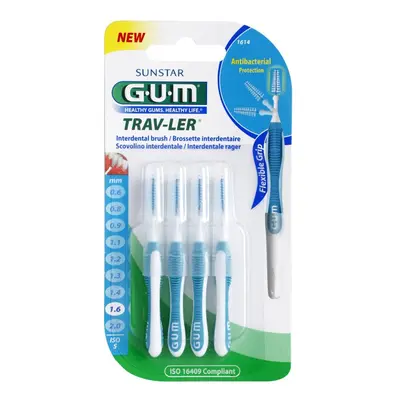 G.U.M Trav-Ler Interdental mezizubní kartáčky 1,6 mm 4 ks