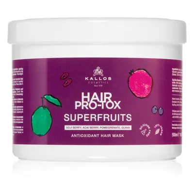 Kallos Hair Pro-Tox Superfruits regenerační maska pro unavené vlasy bez lesku 500 ml