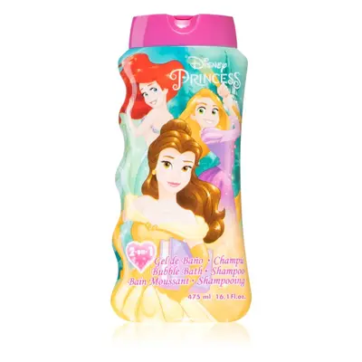 Disney Princess Bubble Bath and Shampoo sprchový a koupelový gel pro děti 475 ml