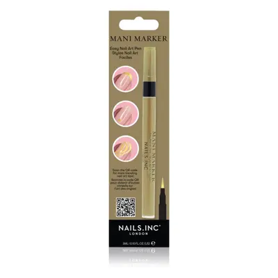 Nails Inc. Mani Marker zdobicí lak na nehty v aplikačním peru odstín Sunshine Gold 3 ml