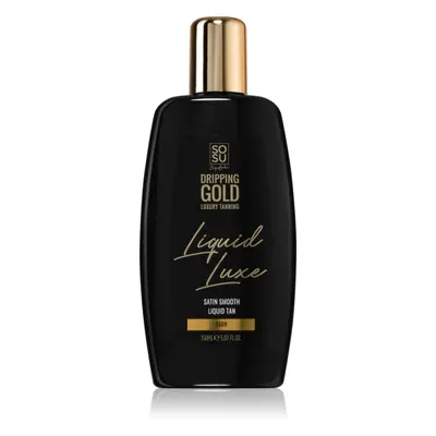 Dripping Gold Luxury Tanning Liquid Luxe samoopalovací voda na tělo Dark 150 ml