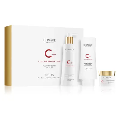 ICONIQUE Professional C+ Colour Protection 3 steps for vibrant hair and long lasting colour dárk