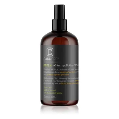 Canneff Green Anti-pollution CBD & Plant Keratin Hair Spray bezoplachová péče na vlasy 200 ml