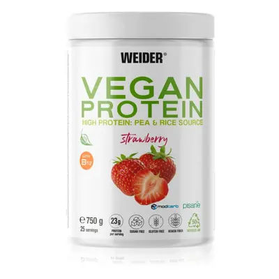 Weider Vegan Protein hrachový protein příchuť Strawberry 750 g